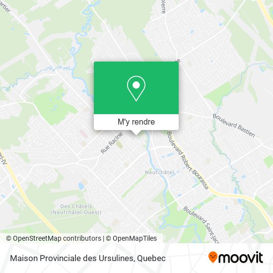 Maison Provinciale des Ursulines plan