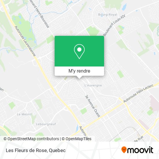 Les Fleurs de Rose plan