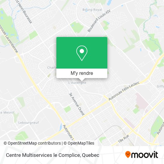 Centre Multiservices le Complice plan