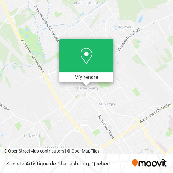 Société Artistique de Charlesbourg plan
