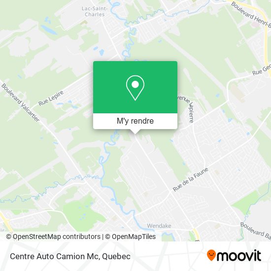 Centre Auto Camion Mc plan