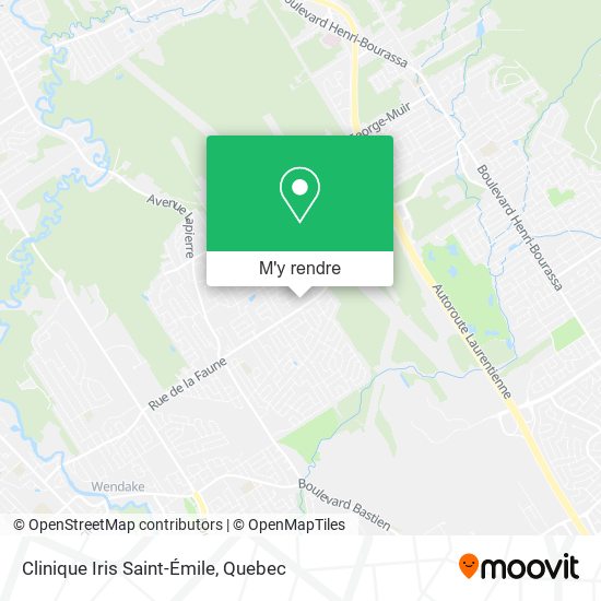 Clinique Iris Saint-Émile plan