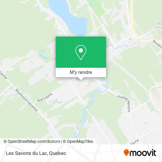 Les Savons du Lac plan
