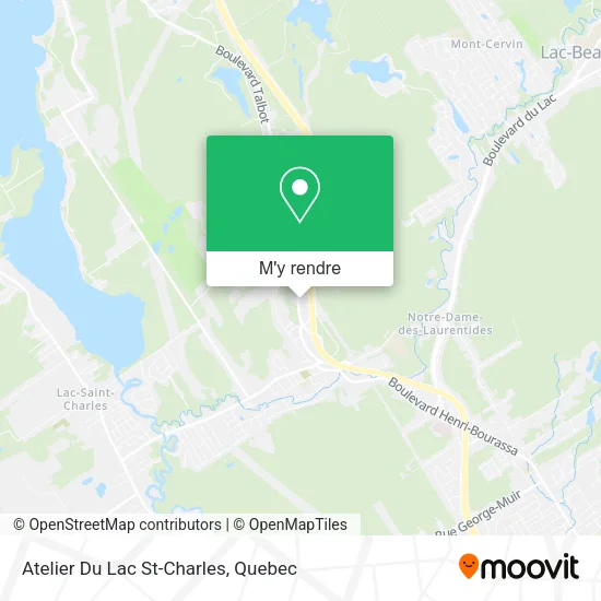 Atelier Du Lac St-Charles plan