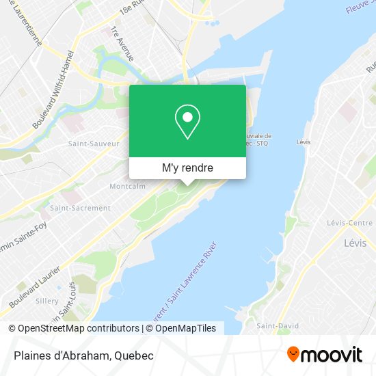Plaines d'Abraham plan