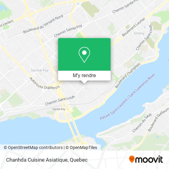 Chanhda Cuisine Asiatique plan