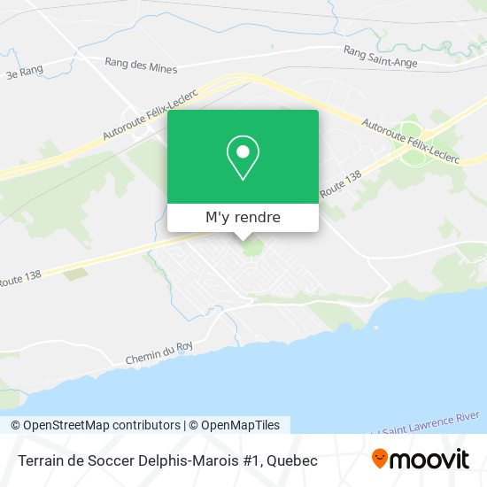Terrain de Soccer Delphis-Marois #1 plan