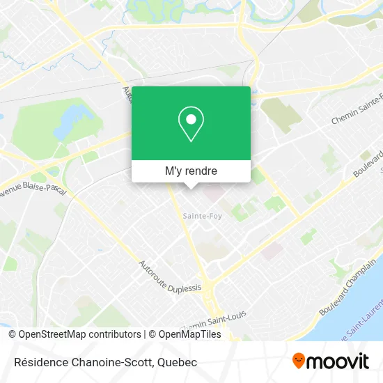 Résidence Chanoine-Scott plan