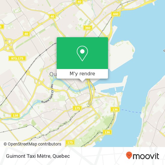 Guimont Taxi Mètre plan