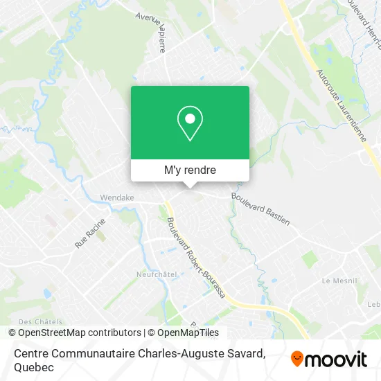 Centre Communautaire Charles-Auguste Savard plan
