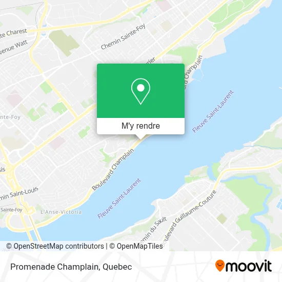 Promenade Champlain plan
