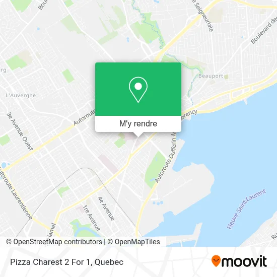Pizza Charest 2 For 1 plan