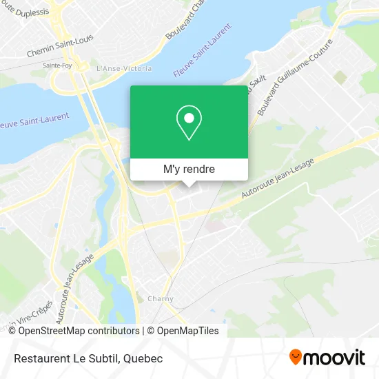 Restaurent Le Subtil plan