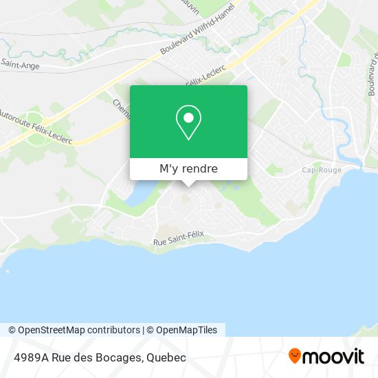 4989A Rue des Bocages plan