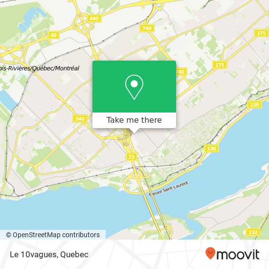 Le 10vagues, 3115 Avenue des Hôtels Québec, QC G1W 3Z6 plan