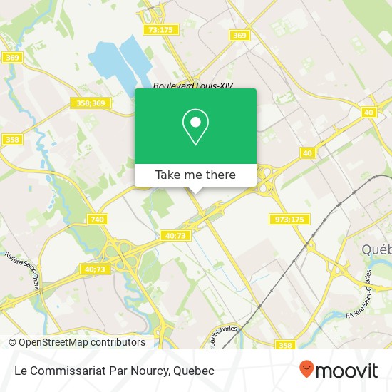 Le Commissariat Par Nourcy, 900 Rue des Rocailles Québec, QC G2J 1A5 plan