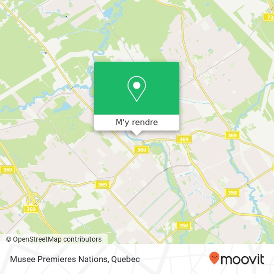 Musee Premieres Nations, 5 Place de la Rencontre Québec, QC G0A 4V0 plan