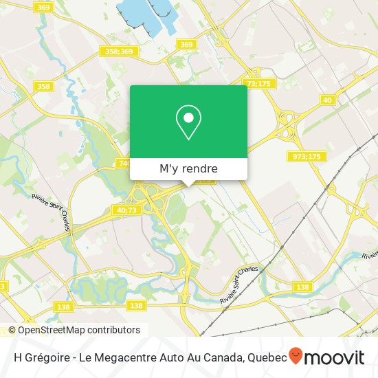 H Grégoire - Le Megacentre Auto Au Canada plan