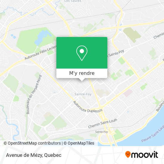 Avenue de Mézy plan
