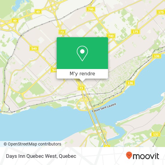 Days Inn Quebec West plan