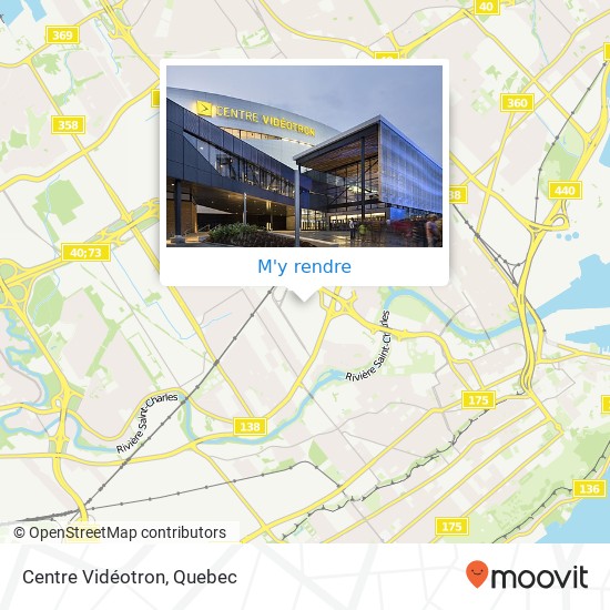 Centre Vidéotron plan