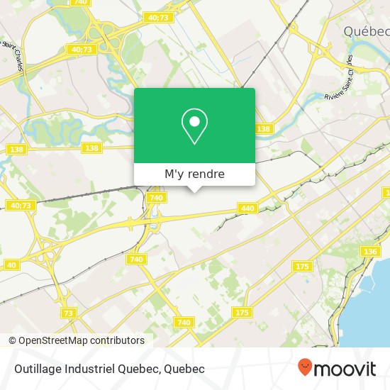 Outillage Industriel Quebec plan