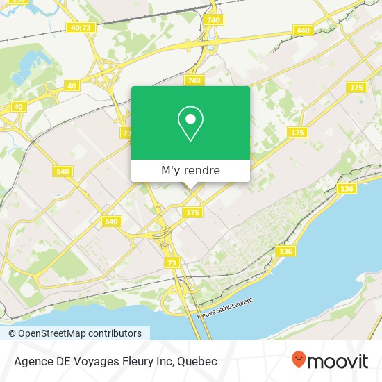 Agence DE Voyages Fleury Inc plan