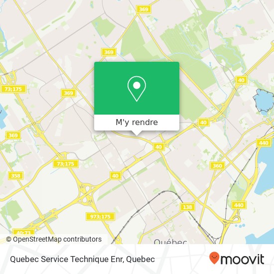 Quebec Service Technique Enr plan