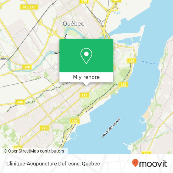 Clinique-Acupuncture Dufresne plan