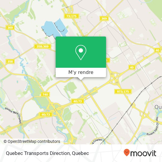 Quebec Transports Direction plan