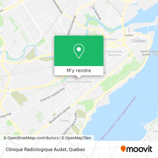 Clinique Radiologique Audet plan