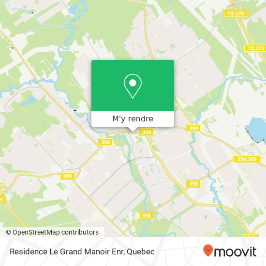 Residence Le Grand Manoir Enr plan