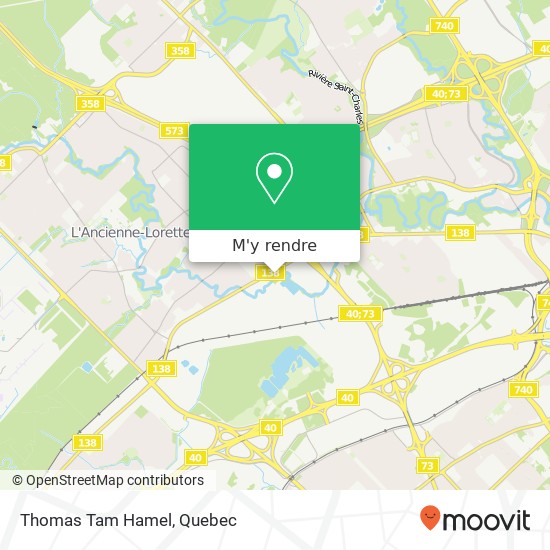 Thomas Tam Hamel, 5233 Boulevard Wilfrid-Hamel Québec, QC G2E 2H1 plan