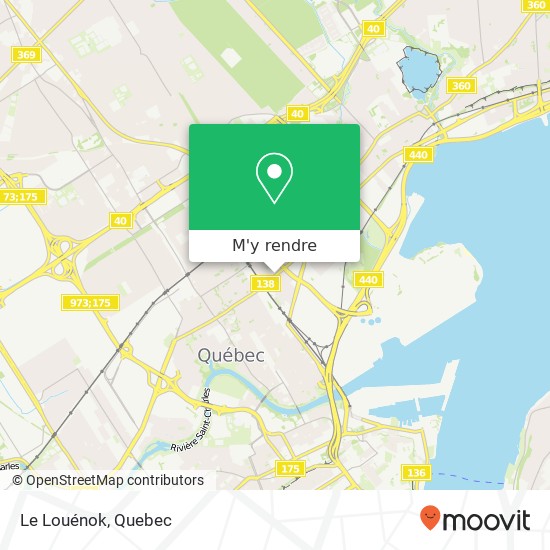 Le Louénok, 1165 18e Rue Québec, QC G1J 0G6 plan
