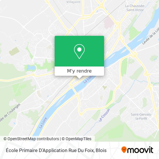 École Primaire D'Application Rue Du Foix plan