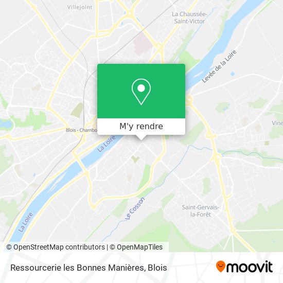 Ressourcerie les Bonnes Manières plan