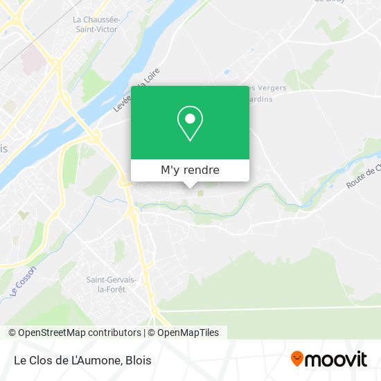 Le Clos de L'Aumone plan