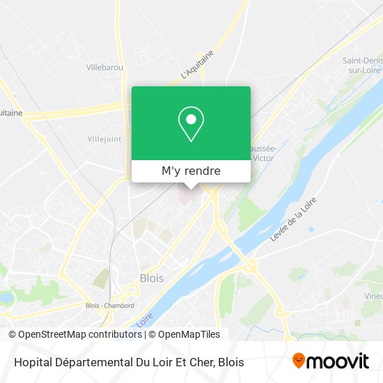 Hopital Départemental Du Loir Et Cher plan