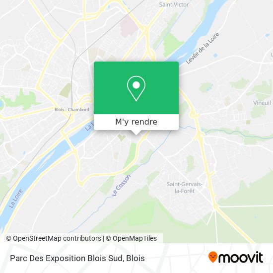 Parc Des Exposition Blois Sud plan