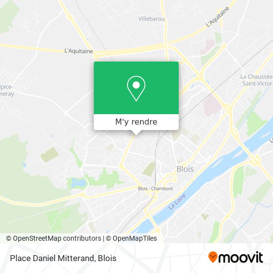 Place Daniel Mitterand plan