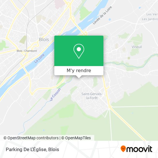 Parking De L'Église plan