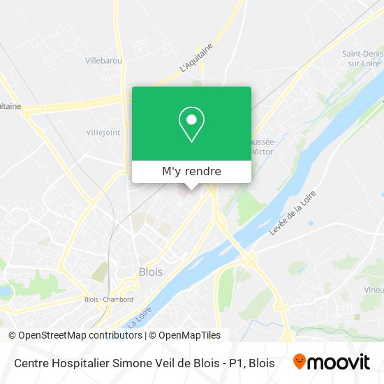 Centre Hospitalier Simone Veil de Blois - P1 plan