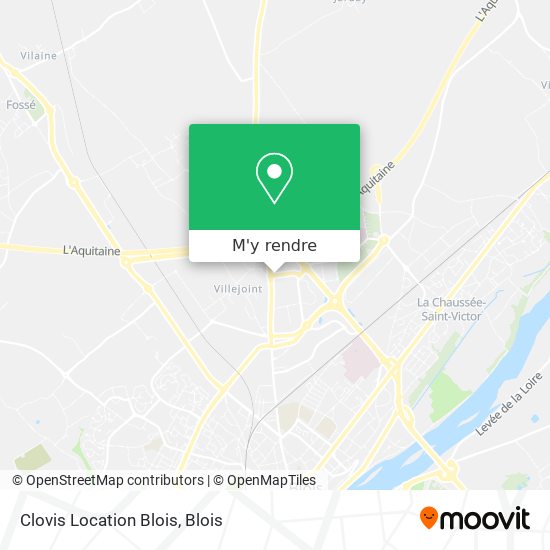 Clovis Location Blois plan