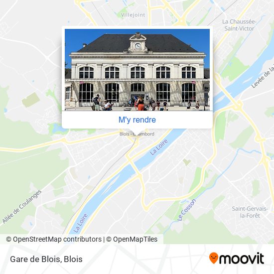 Gare de Blois plan