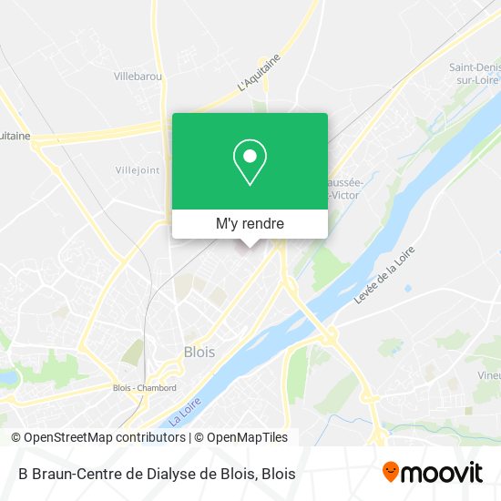 B Braun-Centre de Dialyse de Blois plan