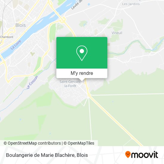Boulangerie de Marie Blachère plan