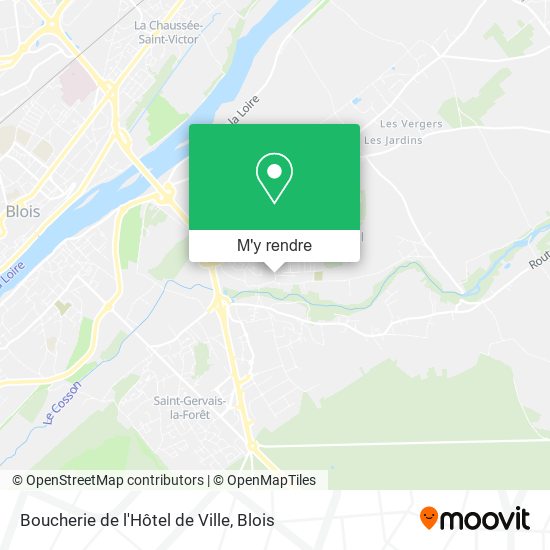 Boucherie de l'Hôtel de Ville plan