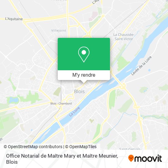 Office Notarial de Maître Mary et Maître Meunier plan