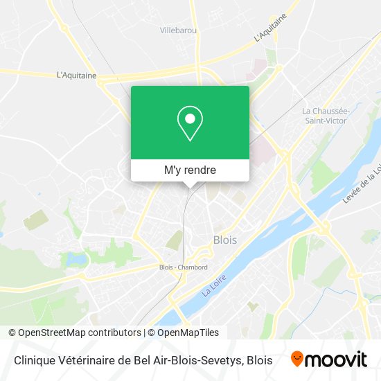 Clinique Vétérinaire de Bel Air-Blois-Sevetys plan