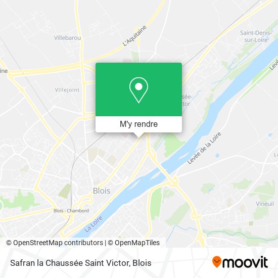Safran la Chaussée Saint Victor plan